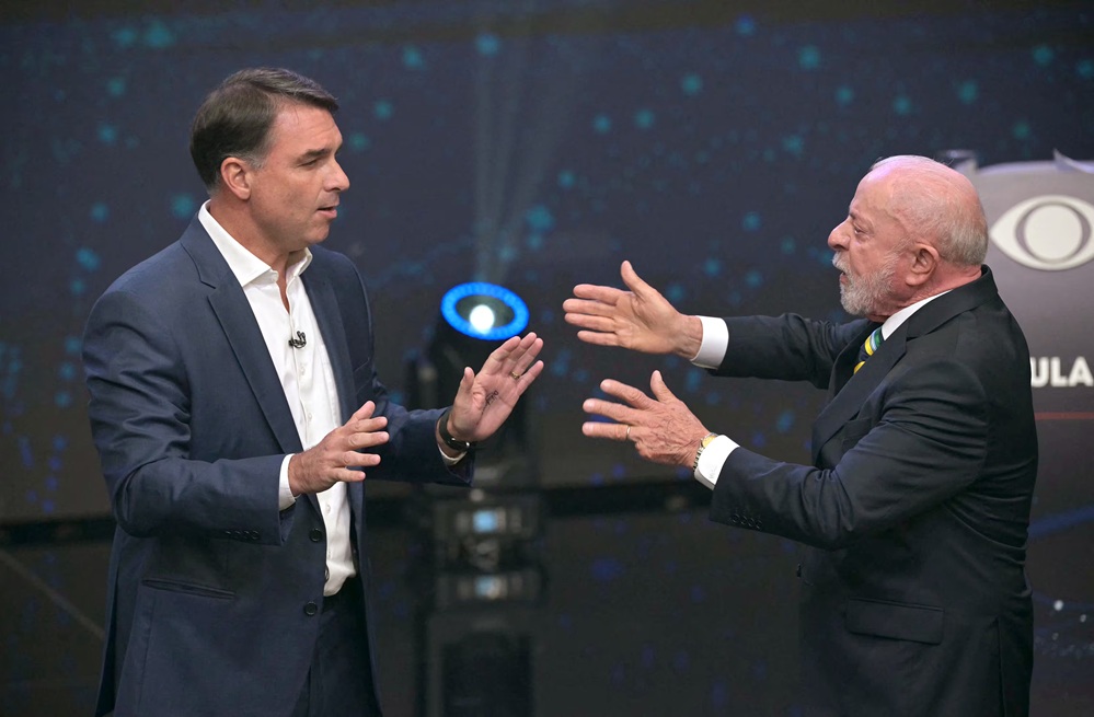 Lula y Flavio Bolsonaro protagonizaron un duro debate a días del balotaje en Brasil